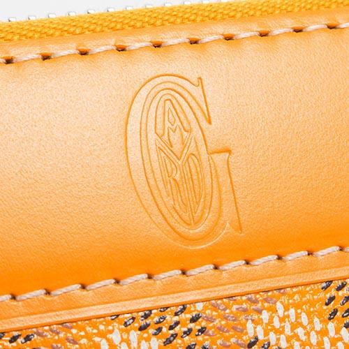 ★GOYARD/ゴヤール コピー★シルバー×ジップ長財布×イエロー★新作★7022132